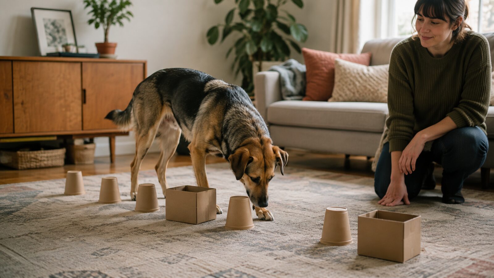 Scent Work at Home: The Easiest Way to Tire a Dog Out